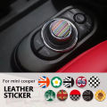 Car Central Control Multimedia Button Cover Trim Knob Sticker For mini cooper F55 F56 F57 Car Accessories Interior Stickers. 