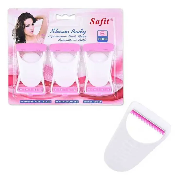 Traoxss Mall - Pack Of 3 Safit Shave Body Women’s Disposable Razors 6 ...