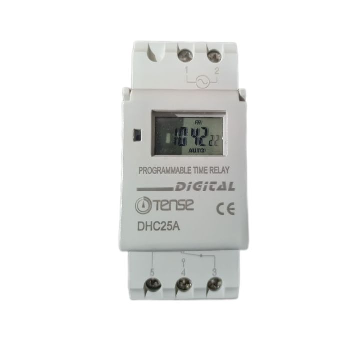 Programmable Timer 25A Ampere Auto Digital Timer Adjustable  with 20 different Settings Auto turn on Auto Turn off Weekly settings Long battery Backup Also included