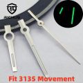 RICHUS 3135 Watch Hands Silver Watch Hands Green Luminous Fit 3135 Movement Watch Accessories. 