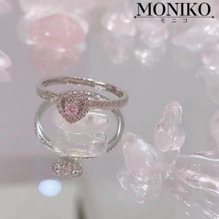 Moniko%20luxury%20pink%20heart%20diamond%20ring%20for%20women%20jewelry%20-%20Image%203
