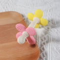 New 2 in 1 Baby Silicone Flower Teether - Safe & Soft Chewing Toy for Soothing Sore Gums, BPA-Free, Easy-to-Hold Teething Toy. 