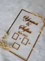 customized nikkah thumb plate. 