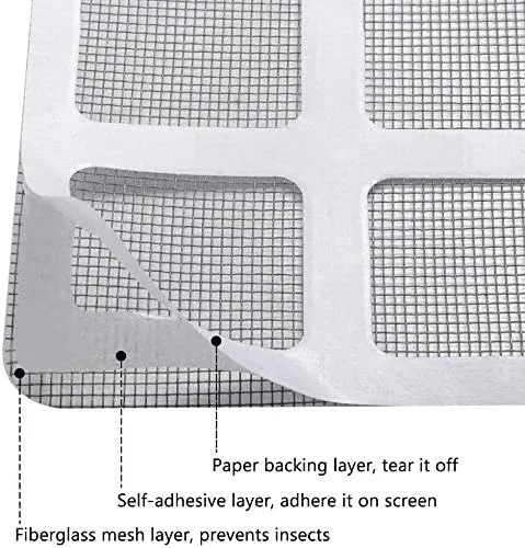 HOT%20DEAL%20NO%201%2010%20Pcs%20Rodent%20Mesh,%2010%C3%9710cm%20Window%20and%20Door%20Screen%20Repair,%20Stainless%20Steel%20Woven%20Mesh,%20Self-Adhesive%20Fiberglass%20Mesh%20Screen%20Door%20Repair%20Patches,%20Cover%20up%20Holes%20and%20Tears,%20Prevent%20Mosquito%20Insects%20Fly%20-%20Image%203