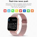 2025 New For Women Bluetooth Call Smart Watch Women Men Heart Rate Blood Oxygen Voice Assistant 100+Sports Ladies Smartwatch.