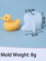 3D Little Duck Silicone Candle Molds Cartoon Animal Shape Gypsum Making Tool Ducklings Handmade Soap Gifts Birthday Party Decor.