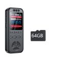 Digital Voice Recorder Voice Activated Audio Recording Noise Reduction with Playback MP3 Music Player 70hrs Recording Files.