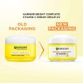 Indian Product Garnier Bright complete Vitamin C Face Serum Cream With UV Sun...Used For Women..45 Gm. 