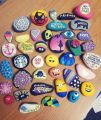 painted stone's. 