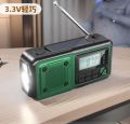 Multifunction Emergency Crank charging power station Radio FM/AM/SW/ Portable Radio with power bank, camping ,reading lamp. 