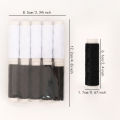 10 Rolls Polyester Sewing Thread (402 Type) - 100M Each for Hand & Machine Stitching - Black & White Thread Set - for Repairs. 