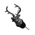 Zinc Alloy Wine Pourer and Bottle Stopper Deer Stag Head Shape Red Pourer Wine Cap Pouring Party . 