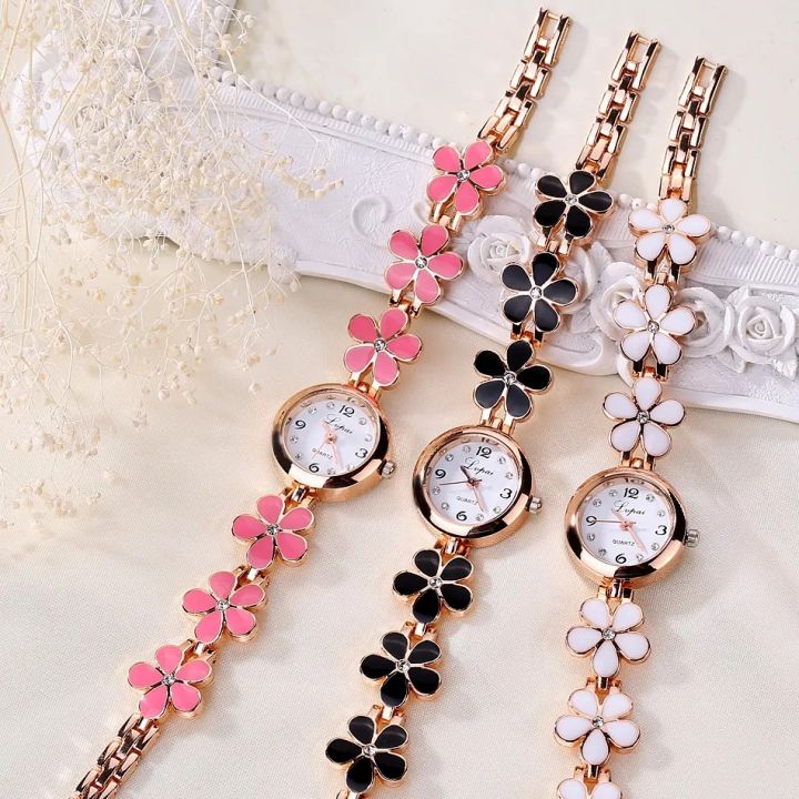 LVPAI%20Brand%20Watches%20Women%20Daisies%20Flower%20Gold%20Rhinestone%20Bracelet%20Wrist%20Watch%20Girl%20Dress%20Woman%20Fashion%20Classic%20Watch%20-%20Image%204