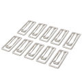 Nusign Paper Clip Silver Color Metal Document Binding Note Clips Bookmark Office Supplies.