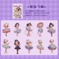 Etori Life Cute Girl Series Daily Stickers Multi-Scene Q Version Doll Journal Decoration Pet Stickers for Laptop, Phone Case, Suitcase, Photo Album, Children's  Paper Bag, Room Decoration, Scrapbooking Supplies, Pencil Case, DIY Crafts, Stamp Album, St.... 
