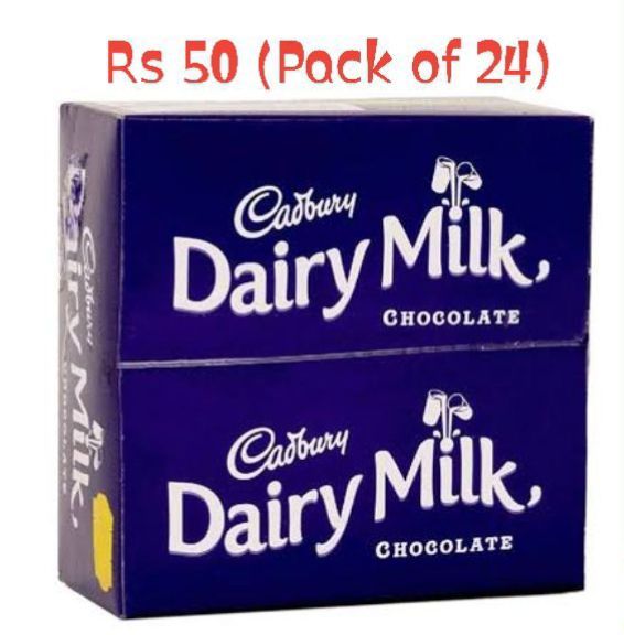 Dairy Mil Chocolate Rs.50 pack of 24