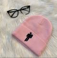 3 colors fashion Billie Eilish beanie knitted winter unisex hip-hop warm hat. 