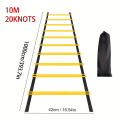 Sports Agility Ladder Football Adjustable Nylon Strap Jumping Ladder Speed Fitness Body Coordination Warm-Up Training Tool.