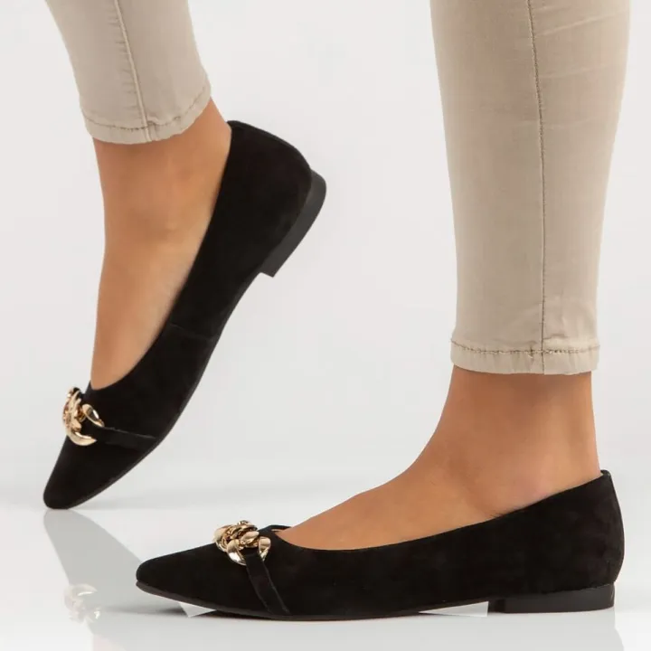 Women's%20Black%20Close%20Shoes%20Close%20Toe%20Casual%20Footwear%20for%20Ladies%20-%20Image%203