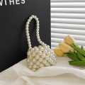 Handmade Pearl Mini Bag for Girls, Elegant Design, Crossbody & Shoulder Style. 