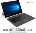 MoKo Type Cover Fit Microsoft Surface Pro 7 Plus/Pro 7/ Pro 6/ Pro 5/Pro 4/Pro 3, Ultra-Slim Wireless Bluetooth Tablet Computer Keyboard with Trackpad, 7-Color LED Backlit, Rechargeable Battery, Gray. 