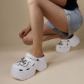 Women's Diy Clogs Clogs Slippers Woman Garden Shoes Beach Sandals Non Slip Summer Chain High Quality Platform Slides  Fashion. 