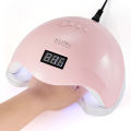 SUN5 UV LED Nail Lamp 48W Nail Dryer For Curing Gel Nail Polish With 4 Timer Automatic Sensor LCD Display Professional Nail Lamp.