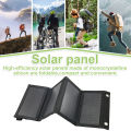 Portable Solar Charger 20W Foldable Solar Panel USB Solar Phone Charger Monocrystalline High Efficiency.