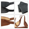 Boho Belt for Women Bowknot Faux Leather Wrap Around Obi Style Cinch Waistband Black Cummerbund Brown Women Belt.