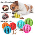 Natural  Pet Dog Toys Dog Chew Toys Tooth Cleaning Treat Ball Extra-tough Interactive Elasticity Ball5cm for Pet Products. 