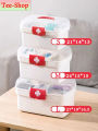 Nurse's Box, Multi-Purpose Box Common Household Medicine Box, Medicine Storage Box, First Aid Box Easy to Store and Organize, Clear, Two-Layered.. 