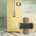 Baby Safety French Fridge Door Lock, Childproof Double Door Refrigerator Lock, Cabinet Cupboard Lock for Toddlers. 