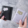 Cute Bow Wallet Women Sweet Color Style Floral Purse Card Holder for Girl Portable Travel Cash Coin Photo Card Bag..