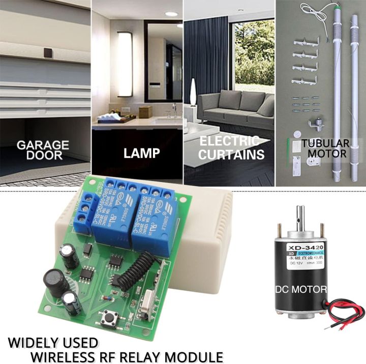 Remote%20Control%20Wireless%20Switch%20433Mhz%20DC%2012V%201CH%20RF%2010A%20Relay%20Receiver%20and%202CH%20Transmitter%20For%20Door%20Electromagnetic%20Lock%20-%20Image%204