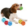 Dog Tooth Cleaning Balls Chewing Food Toys Ball Non-Toxic Soft Rubber Ball for Pet Training. 