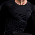 Compression Running Shirt Men Quick Dry Long Sleeve Sportswear For Male Gym Clothing Fitness Tee Training Workout Muscle Top.