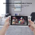 Transparent Protective TPU+PC Glitterry Cases for  Switch Oled Console Video Gamepad Cover Skin Accessories. 