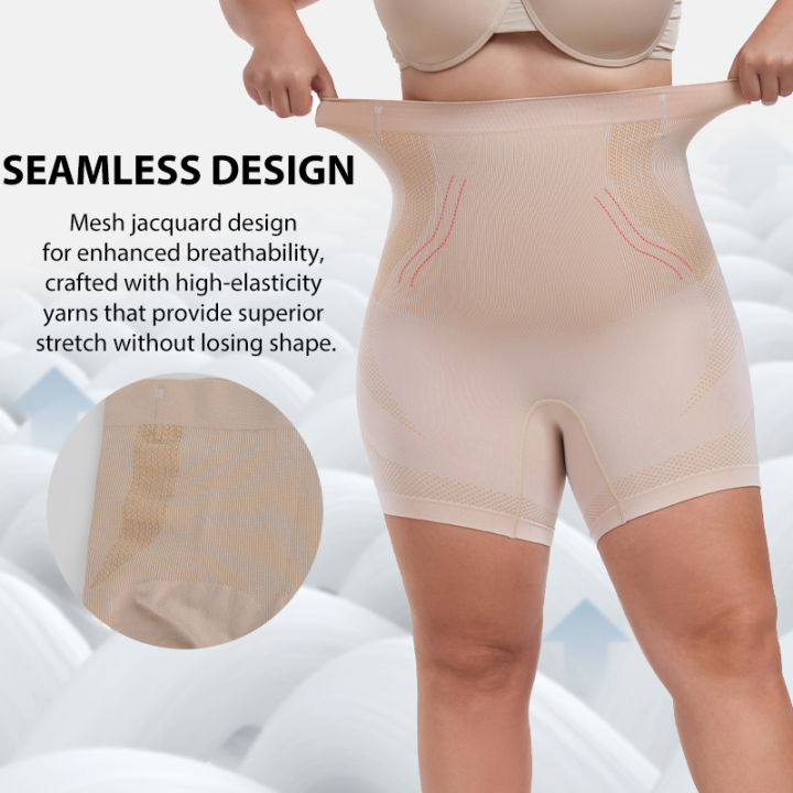 Women%20Plus%20Size%20Underwear%20High%20Waist%20Tummy%20Control%20Panties%20Seamless%20Body%20Shaper%20Belly%20Trimmer%20Shapewear%20Butt%20Lifter%20S-4XL%20-%20Image%204