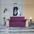 Cotton Quilted Sofa Covers (Purple). 