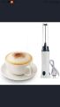 Rechargeable Eggbeater Handheld Stainless Milk Frother Foamer Blender Coffee Mixer with Charging Cable. 