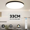 Dimmable LED Ceiling Panel Light Smart Lighting Lamps Bedroom With Remote Control Living Room Fixture 85v-220V Home Appliance. 