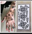 Full Hand Mehndi Stencil Design Full Hand Set | Henna
Tattoo Stencil for Women, Girls and Kids | Easy to use in
just 4 Steps | Mehandi stickers. 