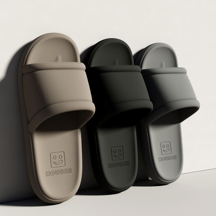 New Men's Slippers EVA Non-slip Bathroom Slipper Soft Comfortable Home Summer Sandal Indoor Bathroom Slippers Male Shower Shoes