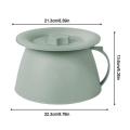 Chamber Pot 1.5L Portable Urine Potty With Lid And Handle Bedpans Potty for Wife Son Husband Friends Daughter Women Teens Family. 