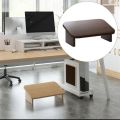 Under desk wooden footrest stool, footreat, footrest for computer table, foot armor, Foot rest for table, foot rest for office, foot rest for chair. 