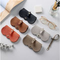 Es. high-end portable leather sunglasses case retail/wholesale Easyhome E914. 