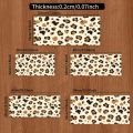 Trendy Brown Leopard Print Large Desk Mat, Minimalist Leopard Extended Mouse Pad, Non-Slip Desk Pad for Home Office Decor. 