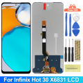 Mobile Phone Lcds For Infinix Hot 30 Lcd Display Touch Screen Digitizer Panel Assembly X6831 Screen Replacement. 