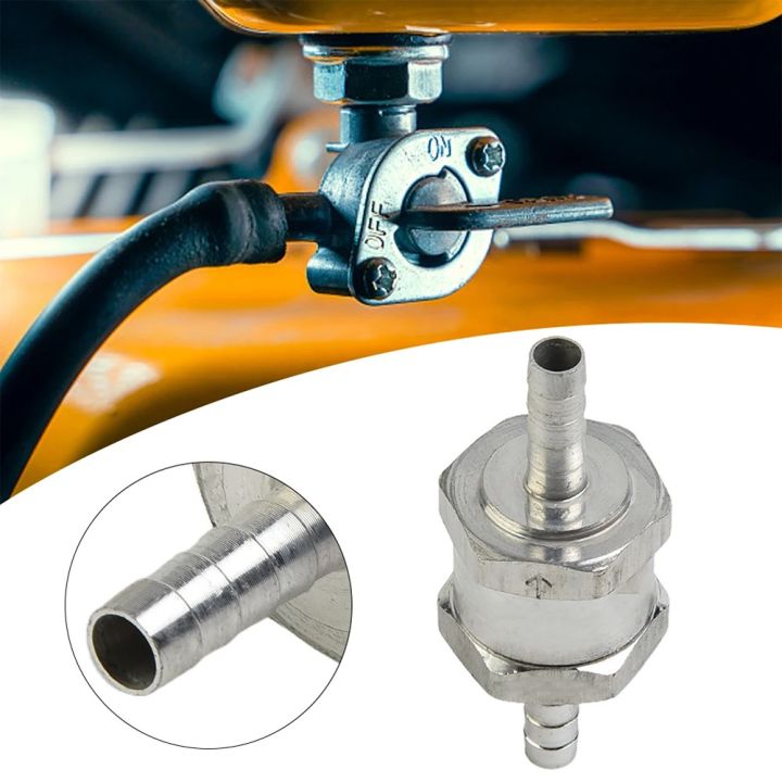 Fuel Non Return Check Valve 8/10mm Aluminium Alloy Diesel Water Fuel ...