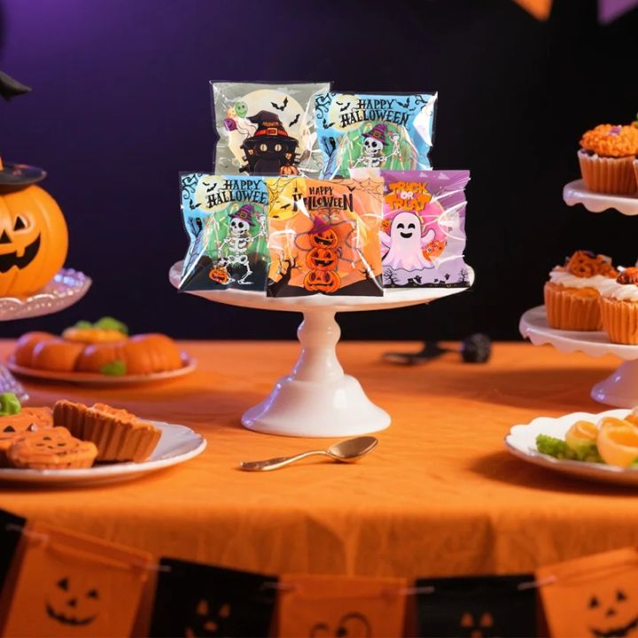 50/100Pcs%20Spooky%20Halloween%20Candy%20Bags%20Pumpkin%20Ghost%20%20Cookie%20Self-Sealing%20Bags%20Halloween%20Party%20Decor%20Trick%20or%20Treat%20-%20Image%207